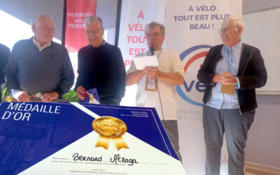 Bernard Alzaga reçoit la médaille d’or fédérale