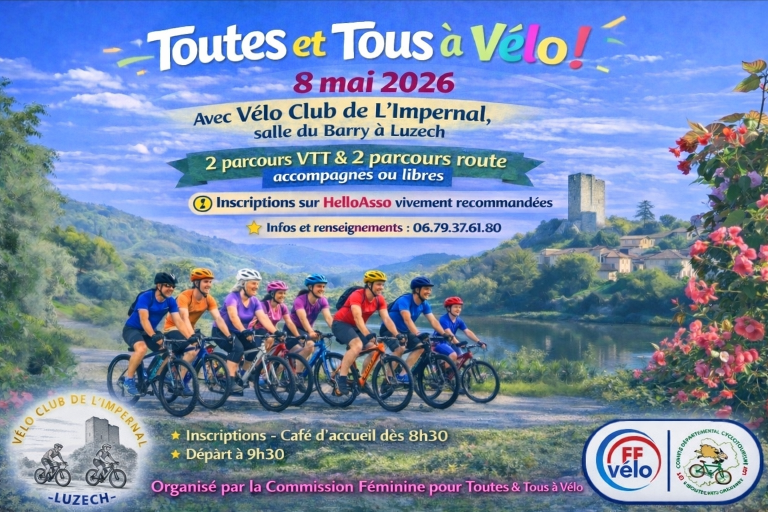 Mai à vélo